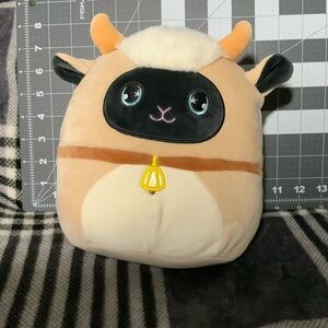 Squishmallow Boyer the goat, anime eyes